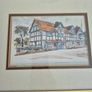 Pair of Framed Martin Goode Limited Edition Prints Stratford upon Avon Street Scenes Image 7
