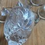 Neman Set of Shot Chrystal Glasses Hand Made Vintage Image 5