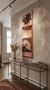 Large Sunflower Wall Art AustroGraphics Panel