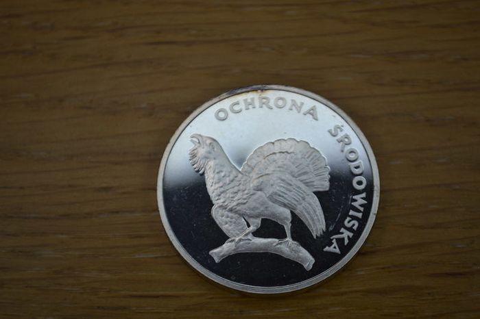 Asking price from 95 euro. Poland 100 zloty  Silver coin Environmental protection 1979, 1980,1981,1982