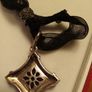 Sterling silver Black onyx pendant necklace Image 2
