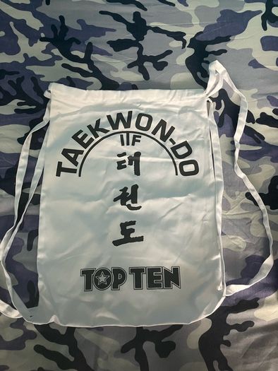 Top ten taekwondo tote bag