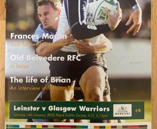 2006 Leinster v Glasgow Warriors - Heineken Cup Programme
