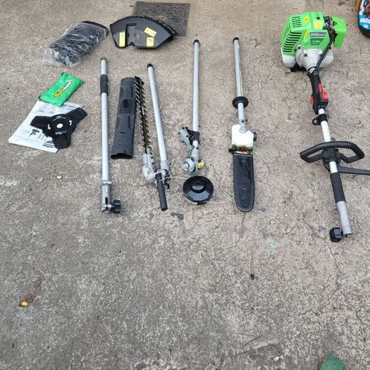 hedge cutter with attachments