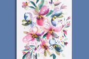 Original Watercolour Floral Painting