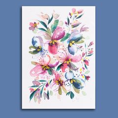 Original Watercolour Floral Painting