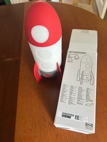 IKEA Bedside Rocket LED Child's Lamp