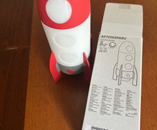 IKEA Bedside Rocket LED Child's Lamp