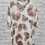 Plus Size Tunic Longer Blouse Teddy Bears Image 2