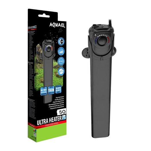 Aquael Ultra Heater D&N 50W Unbreakable Aquarium Heater up to 50L