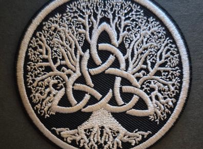 Tree of life, cloth patch.