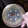 Vintage Brass Shallow Wall Plate Image 4