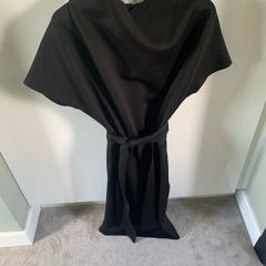 Fran Jane Black Dress With Belt