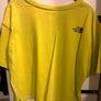 North face women tee shirt size M crop top bright yellow Image 2