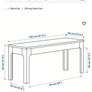 Ikea ekdalen kitchen bench Image 2