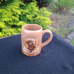 Chicken pottery beer mug postage possible