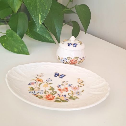 Aynsley Dish + Aynsley Small Trinket Dish + Lid