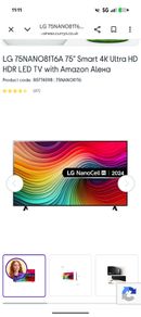 75" Lg Nanocell 4k Tv