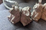 Pair of curtain tie backs
