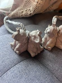 Pair of curtain tie backs
