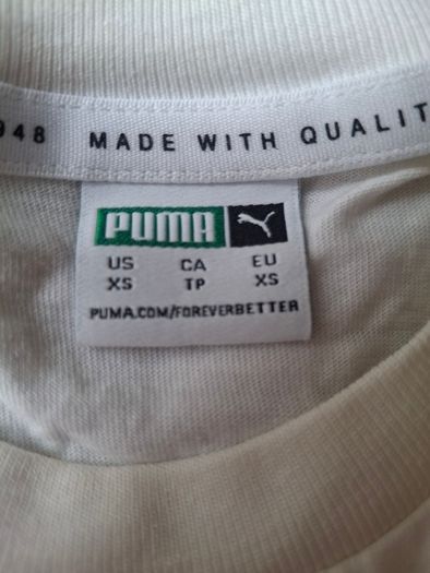 Brand new Puma white T-shirt XS