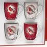 Boxed set of Tiperary Crystal robin mugs Image 2