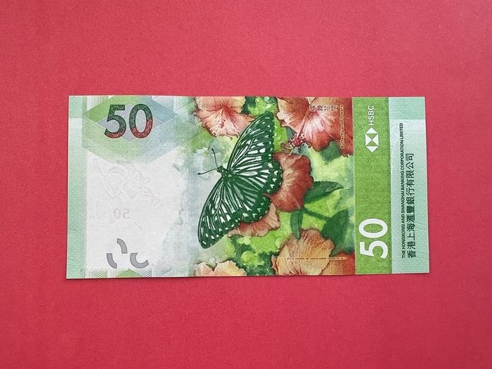 Hong Kong  50 Dollars  2018  Pick  219a. ( UNCIRCULATED )