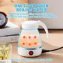 Electric Kettle Mini Travel Kettle Portable Fast Boiling 600 ML Collapsible Camping Kettle with Separable Power Cord for Outdoor Hiking Camping Traveling Image 3