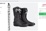 Alpinestars SMX-6 V2 Boots Black size 40
