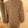 Women's Leopard Print Wool Mix Coat Size 14 Image 4
