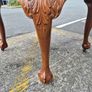 Vintage Mahogany Extending Dining Table - Claw  & Ball Feet Image 6