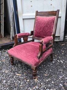 Victorian parlor chair