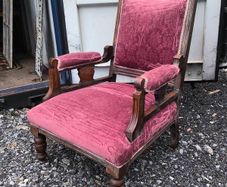 Victorian parlor chair