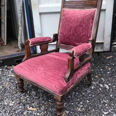 Victorian parlor chair