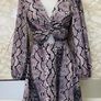 Snakeskin print dress Image 2