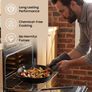 Pre-Seasoned Cast Iron Skillet Frying Pans Oven Safe Cookware for Indoor & Outdoor Use - Grill, StoveTop Image 4