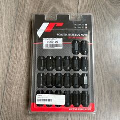 JR Wheels Lug Nuts M12 x 1.5 Black Stainless Steel