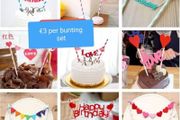 Cake Bunting - Various Styles available