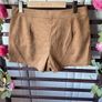Tan suede effect shorts size 12 papaya brand Image 6