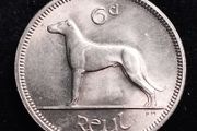 Ireland - 1968 - 6 Pence - Wolfhound - KM.13a - UNC - [680]