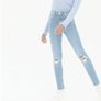 girls ripped skinny jeans Image 3