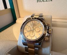 2021 Rolex Daytona 40mm Champagne Diall Full Set