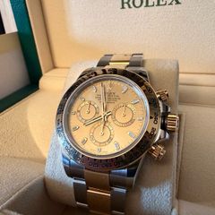 2021 Rolex Daytona 40mm Champagne Diall Full Set