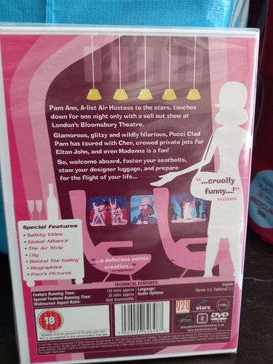 Pam Ann Live: Come Fly With Me New And Sealed Dvd