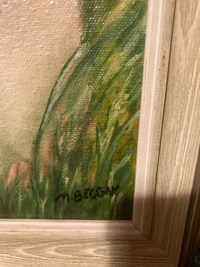 Oil painting free postage