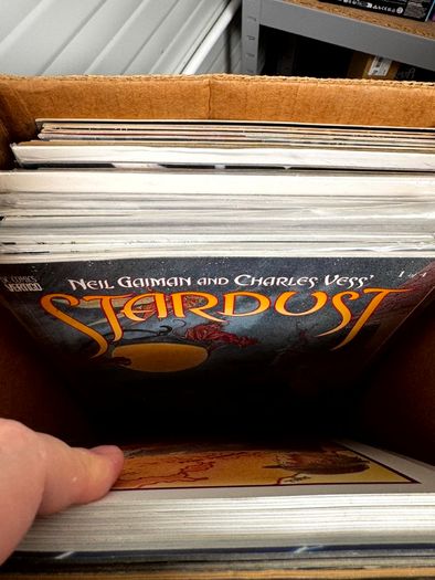 Vertigo & DC Long Comic Box w 330 comics for Sale