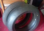 2 Dunlop sport max bike tyres