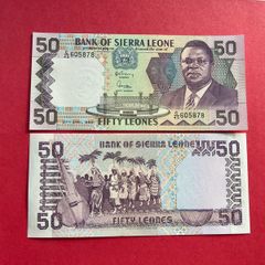 Sierra Leone  50 Leones. 1989   ( uncirculated )