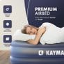 Single Airbed with Built in Pump - 3 Minute Rapid Inflation I Air Mattress with Built-in Electric Air Pump and Integrated Pillow I Easy To Store Blow Up Bed I Air Bed Patch Included (FREE POSTAGE) Image 4