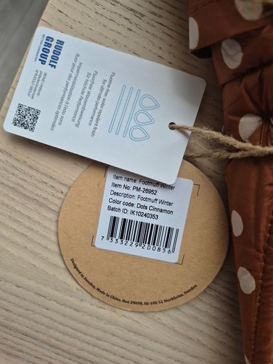 BNWT - Buddy & Hope Footmuff